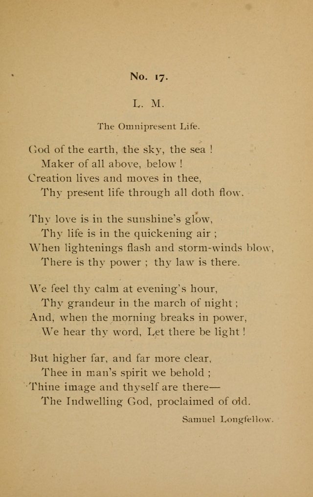Hymns in Harmony with Modern Thought page 17