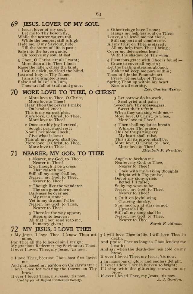 Hymnal: Jubilee Convention of Young Men