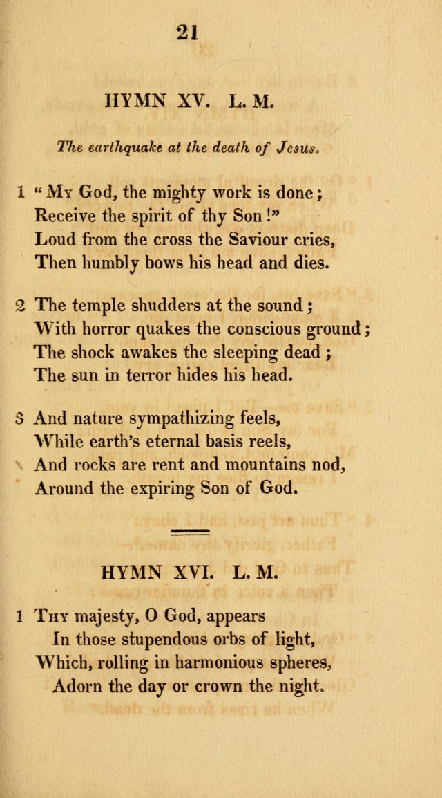 Hymns for the Lords Supper: original and selected. (2nd ed.) page 21