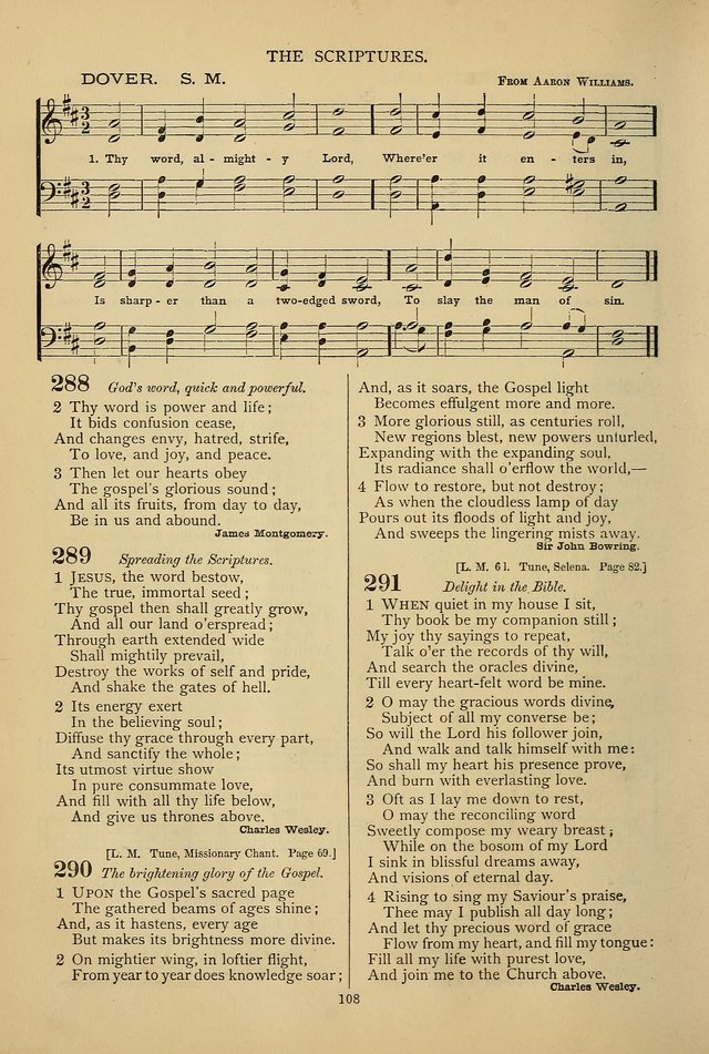 Hymnal of the Methodist Episcopal Church: with tunes page 105