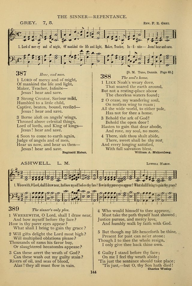 Hymnal of the Methodist Episcopal Church: with tunes page 141