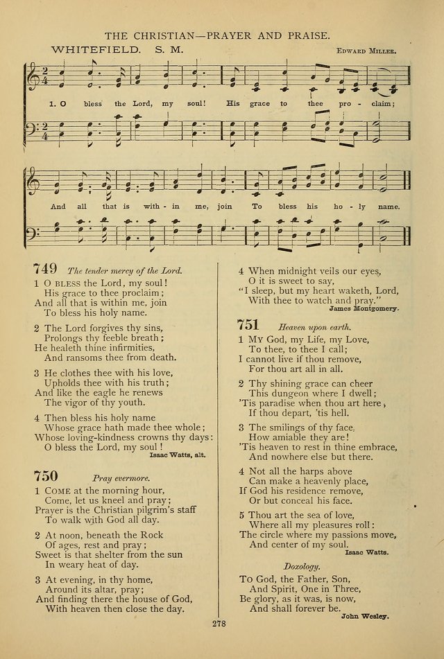 Hymnal of the Methodist Episcopal Church: with tunes page 275