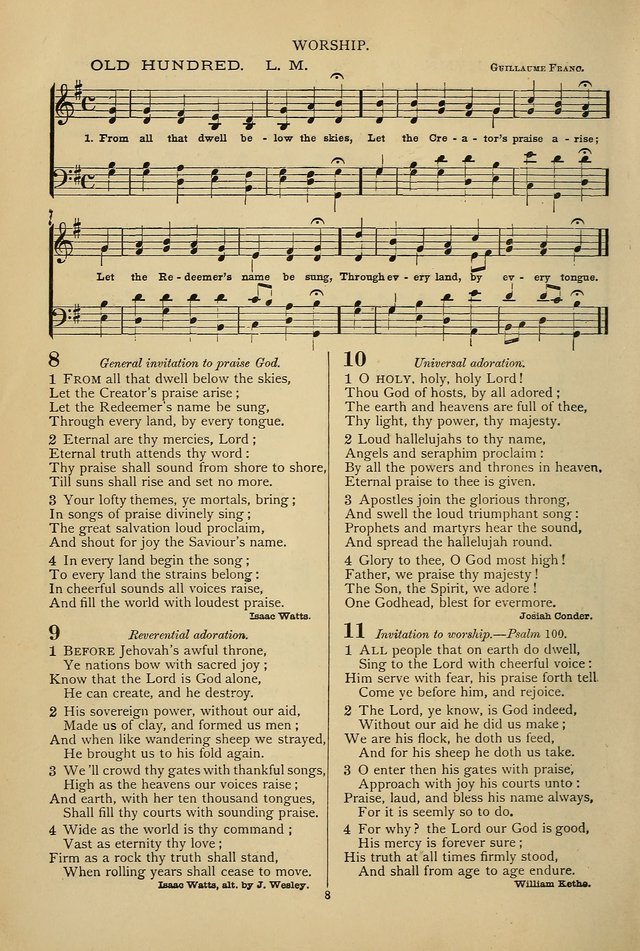 Hymnal of the Methodist Episcopal Church: with tunes page 5