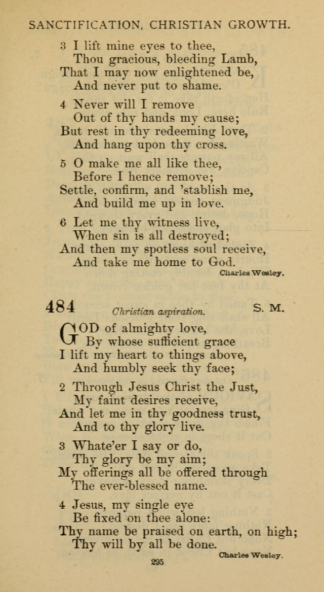 Hymnal of the Methodist Episcopal Church page 295