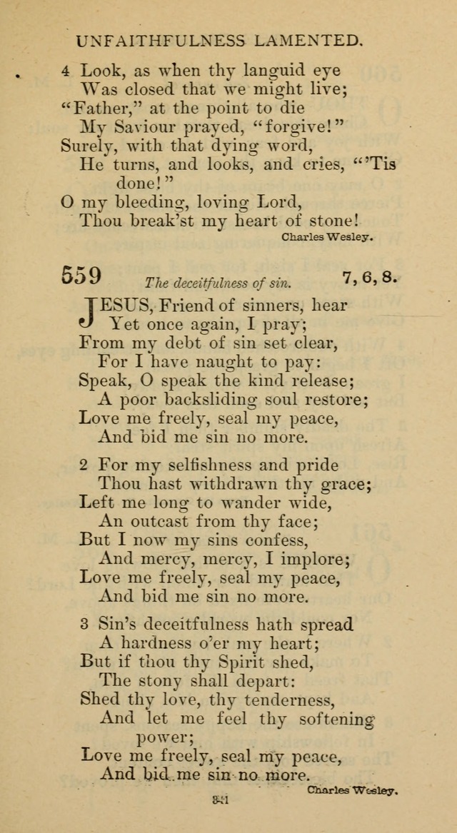 Hymnal of the Methodist Episcopal Church page 341