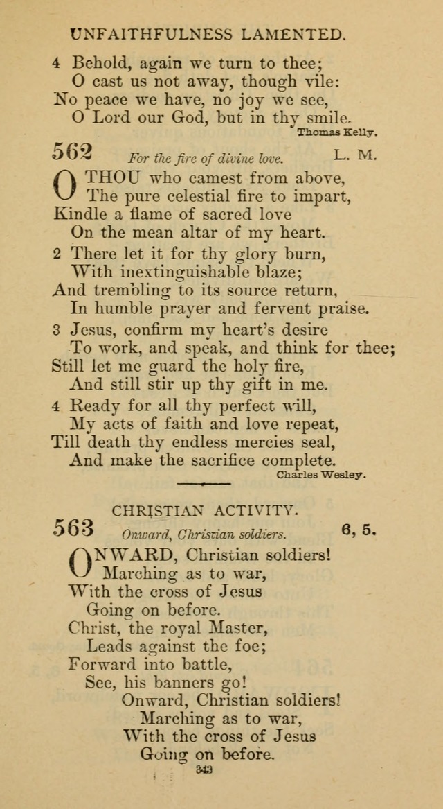 Hymnal of the Methodist Episcopal Church page 343