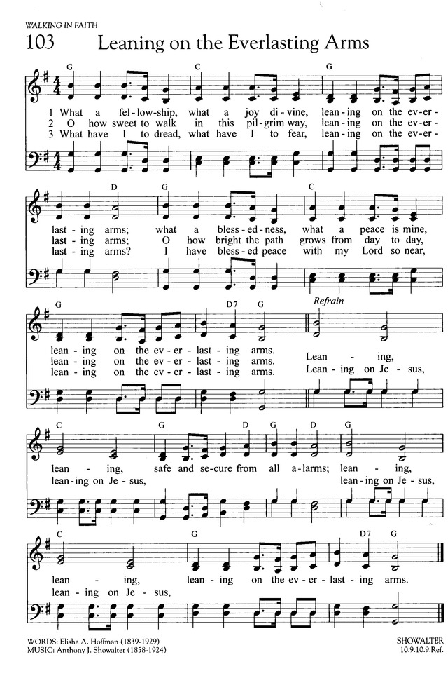 Hymns of Promise: a large print songbook page 128
