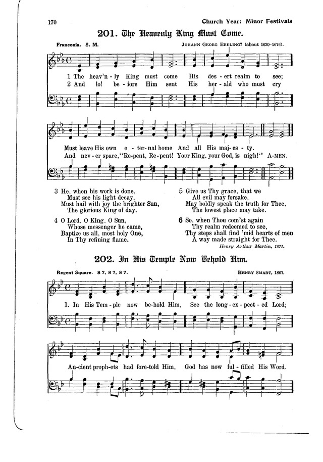 The Hymnal and Order of Service page 170