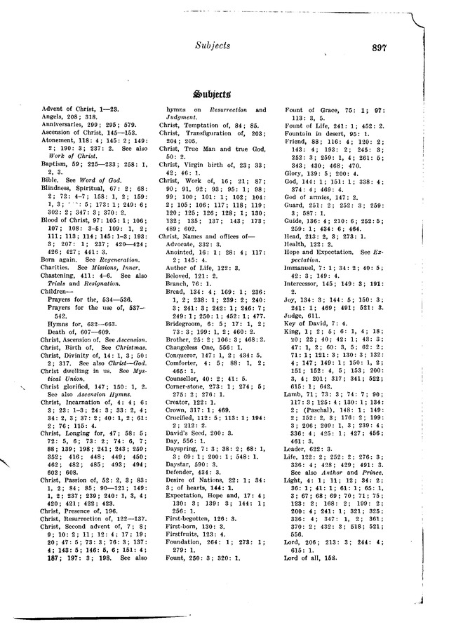 The Hymnal and Order of Service page 899