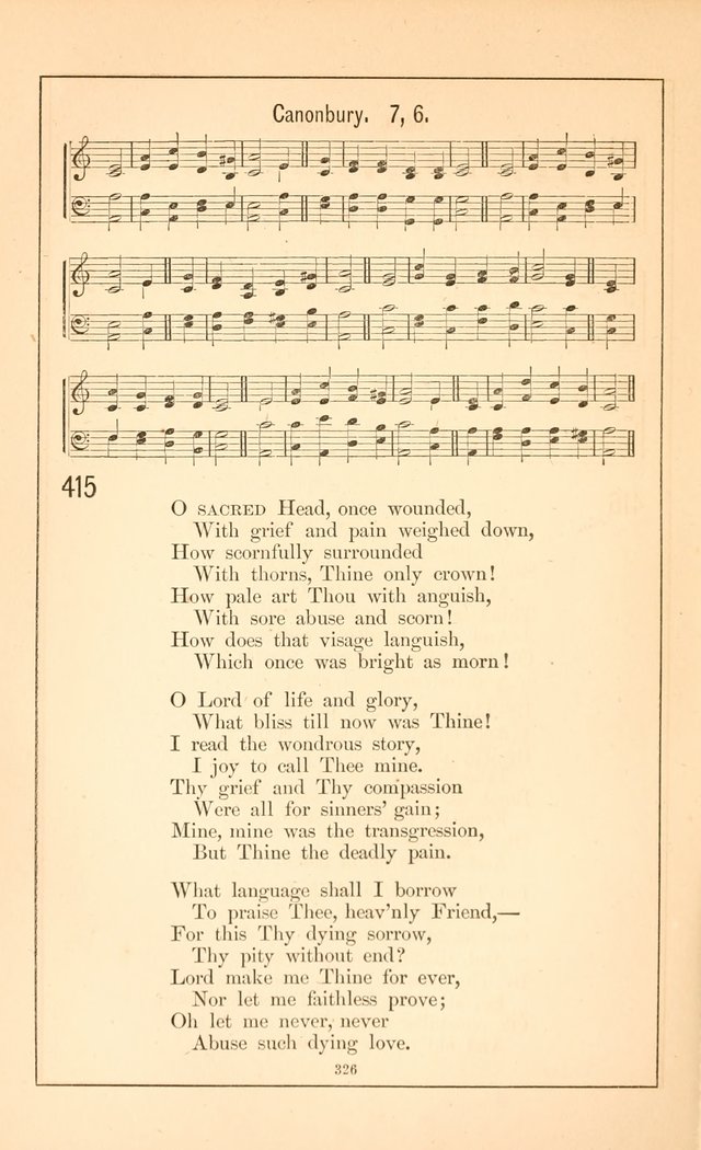 Hymnal of the Presbyterian Church page 324