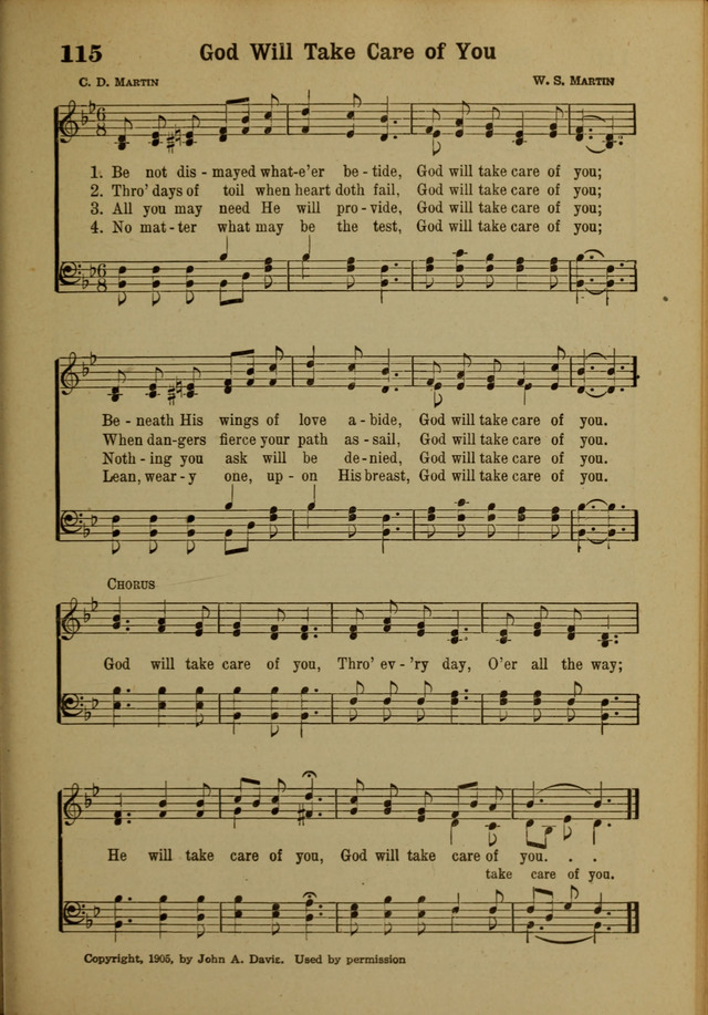 Hymns of Praise: for the Church and Sunday School page 115