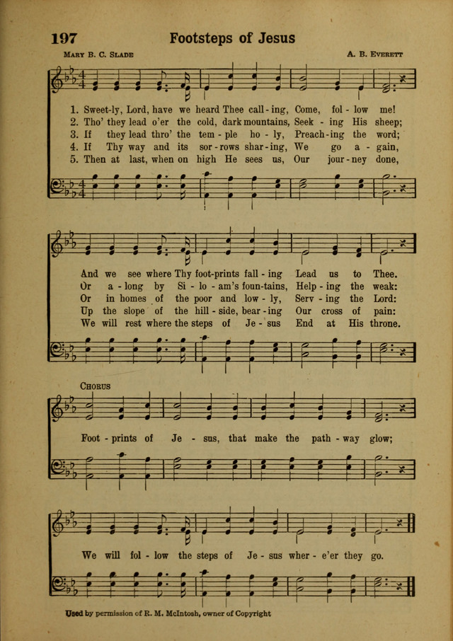 Hymns of Praise: for the Church and Sunday School page 197