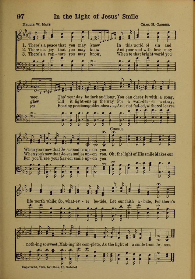 Hymns of Praise: for the Church and Sunday School page 97