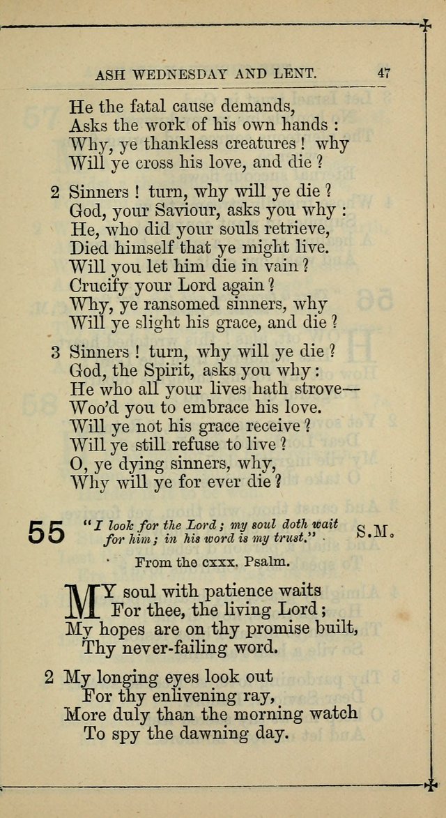 Hymnal: according to the use of the Protestant Episcopal Church in the United States of America : Revised edition (1874) page 62