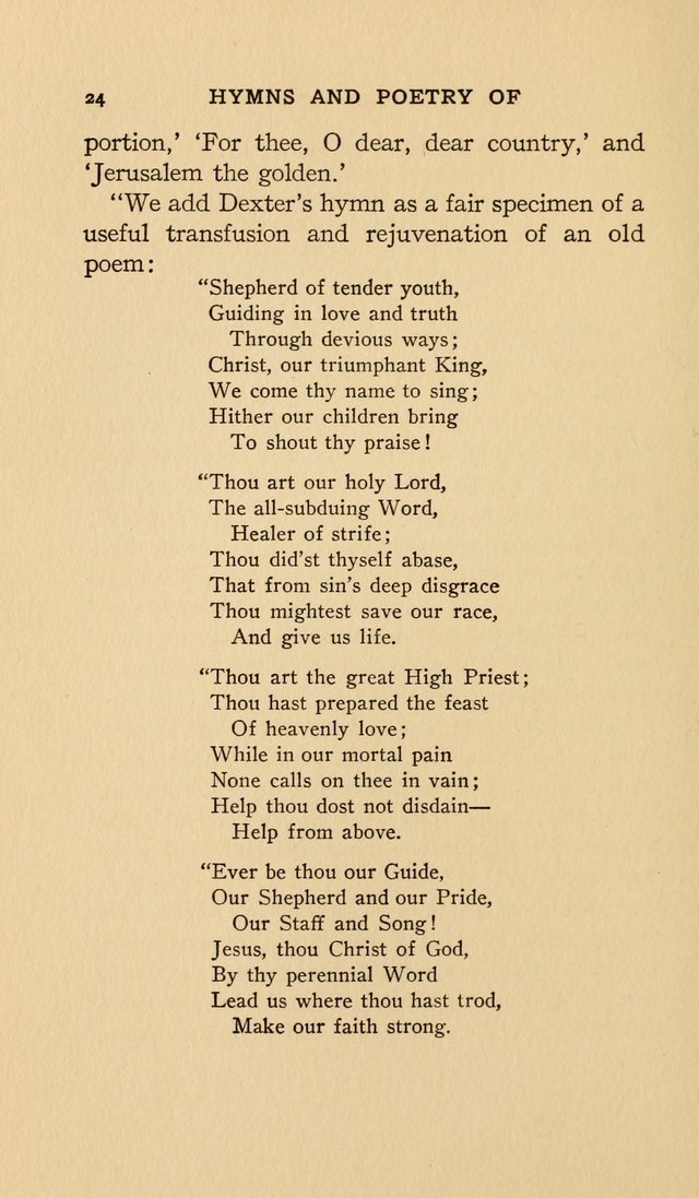 Hymns and Poetry of the Eastern Church page 11