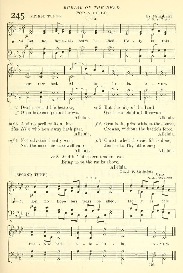 The Church Hymnal: revised and enlarged in accordance with the action of the General Convention of the Protestant Episcopal Church in the United States of America in the year of our Lord 1892. (Ed. B) page 327
