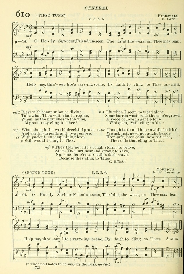 The Church Hymnal: revised and enlarged in accordance with the action of the General Convention of the Protestant Episcopal Church in the United States of America in the year of our Lord 1892. (Ed. B) page 772