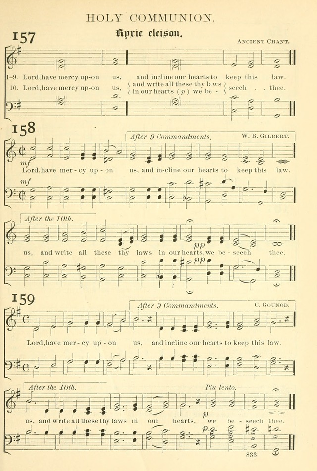 The Church Hymnal: revised and enlarged in accordance with the action of the General Convention of the Protestant Episcopal Church in the United States of America in the year of our Lord 1892. (Ed. B) page 881