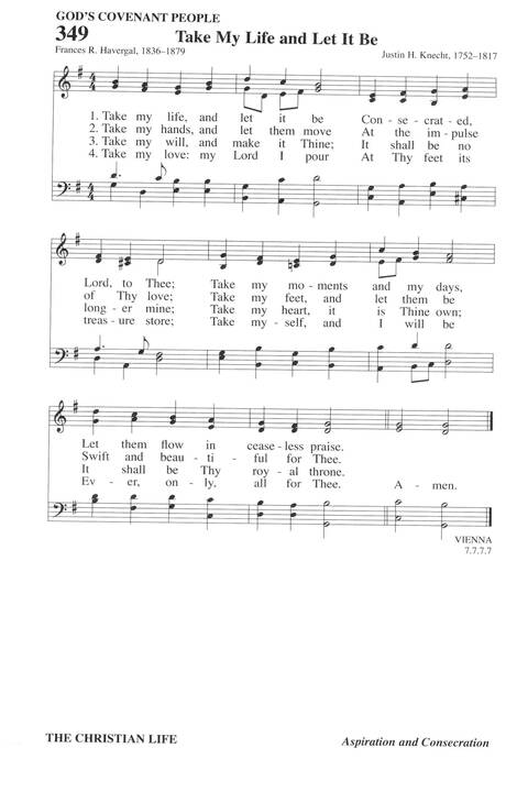 Hymns for a Pilgrim People: a congregational hymnal page 476