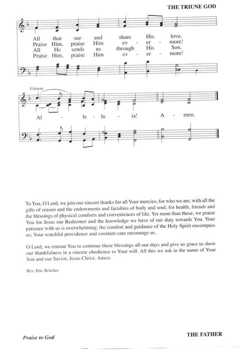 Hymns for a Pilgrim People: a congregational hymnal page 7