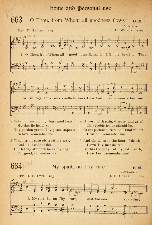 The Hymnal: revised and enlarged as adopted by the General Convention of the Protestant Episcopal Church in the United States of America in the of our Lord 1892..with music, as used in Trinity Church page 716