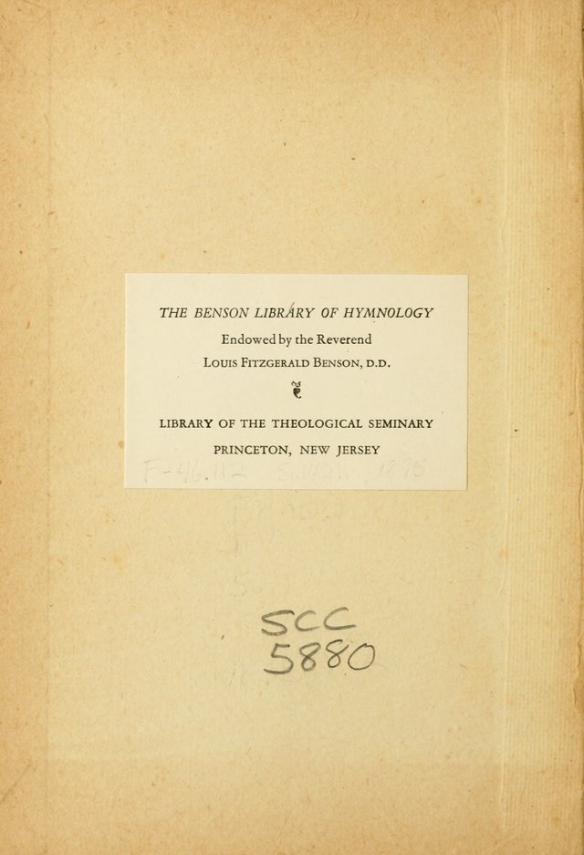 Hymn-Songs: for use in the Sunday school, young people