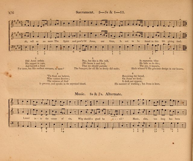 Harmonia Sacra: a Compilation of Psalm and Hymn Tunes [from the most celebrated European masters] page 176