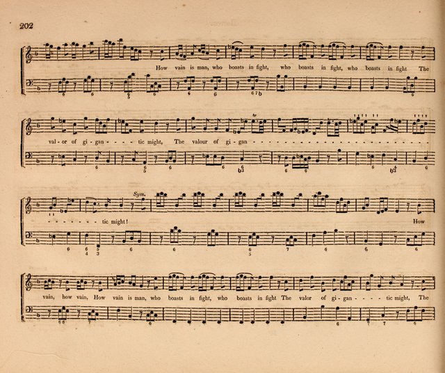 Harmonia Sacra: a Compilation of Psalm and Hymn Tunes [from the most celebrated European masters] page 202