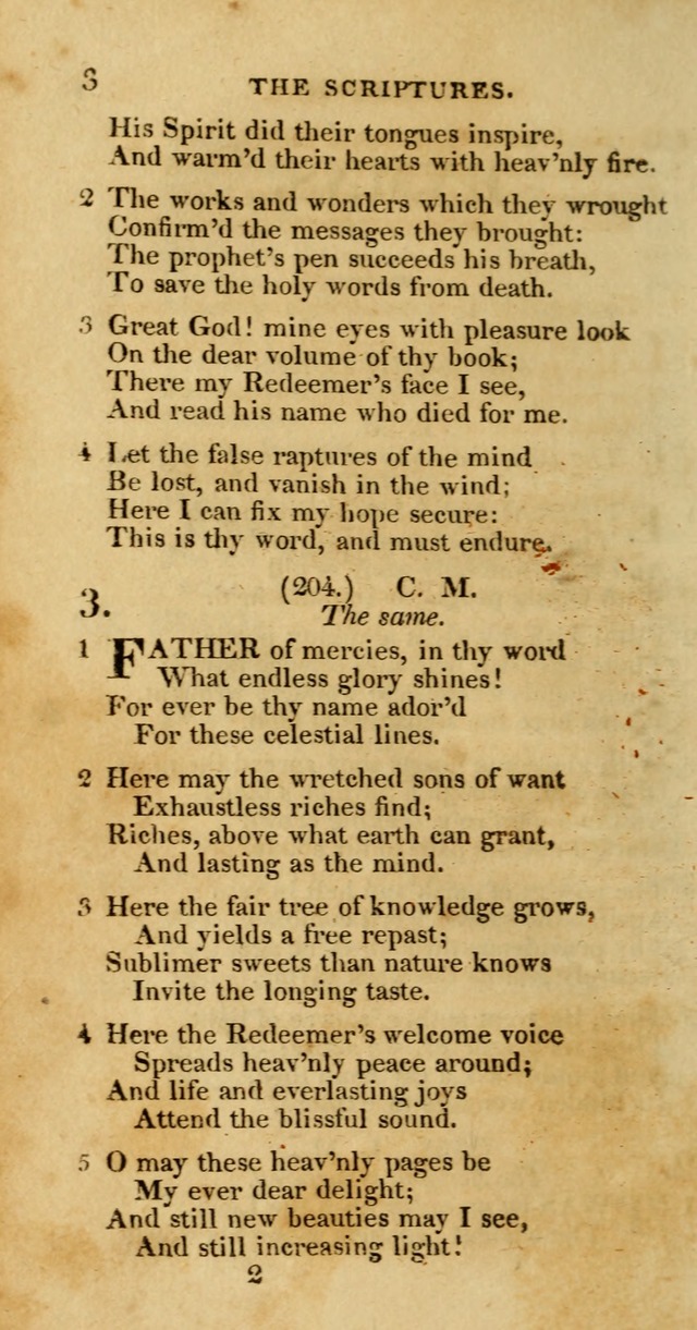 Hymns, Selected and Original: for public and private worship (1st ed.) page 2