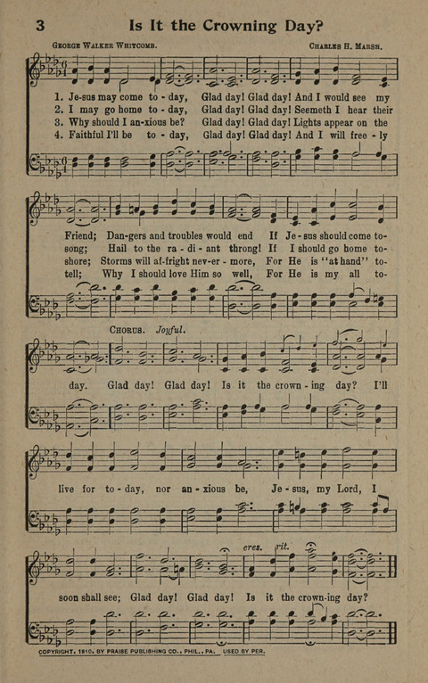 Hymns of the Second Coming of Our Lord Jesus Christ page 3