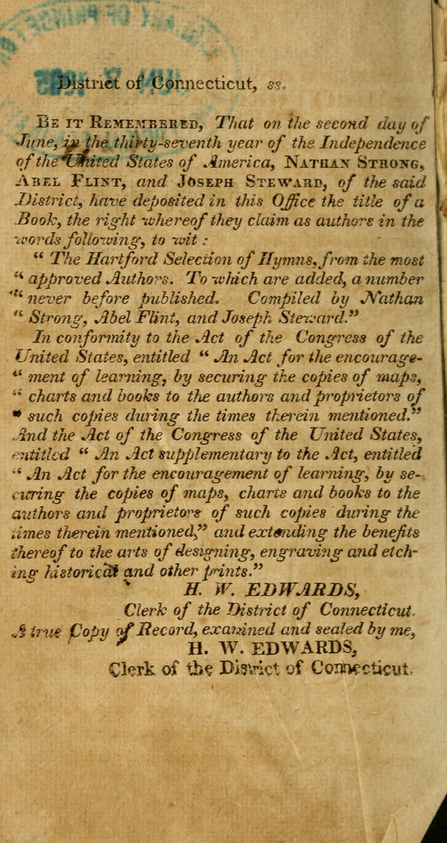 The Hartford selection of hymns, from the most approved authors: to which are added, a number never before published page 5