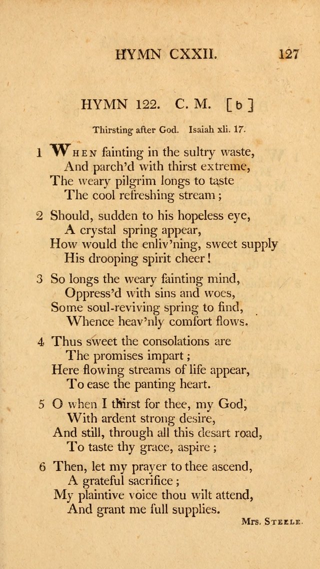 Hymns, Selected from the Most Approved Authors, for the use of Trinity Church, Boston page 128