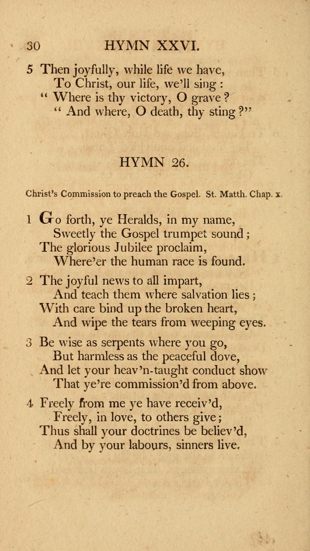 Hymns, Selected from the Most Approved Authors, for the use of Trinity Church, Boston page 31