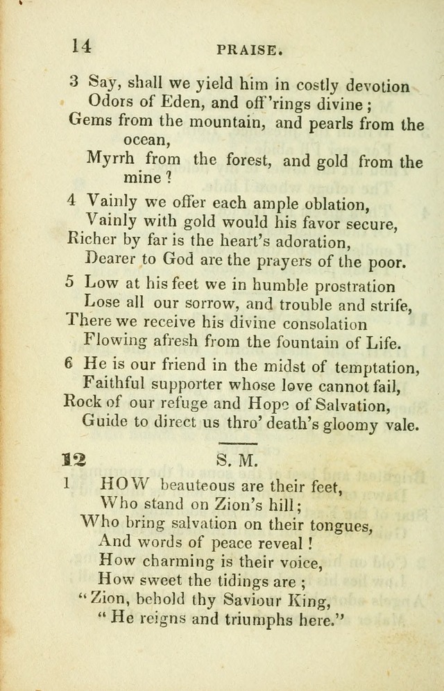 Hymns for Social Meetings page 14