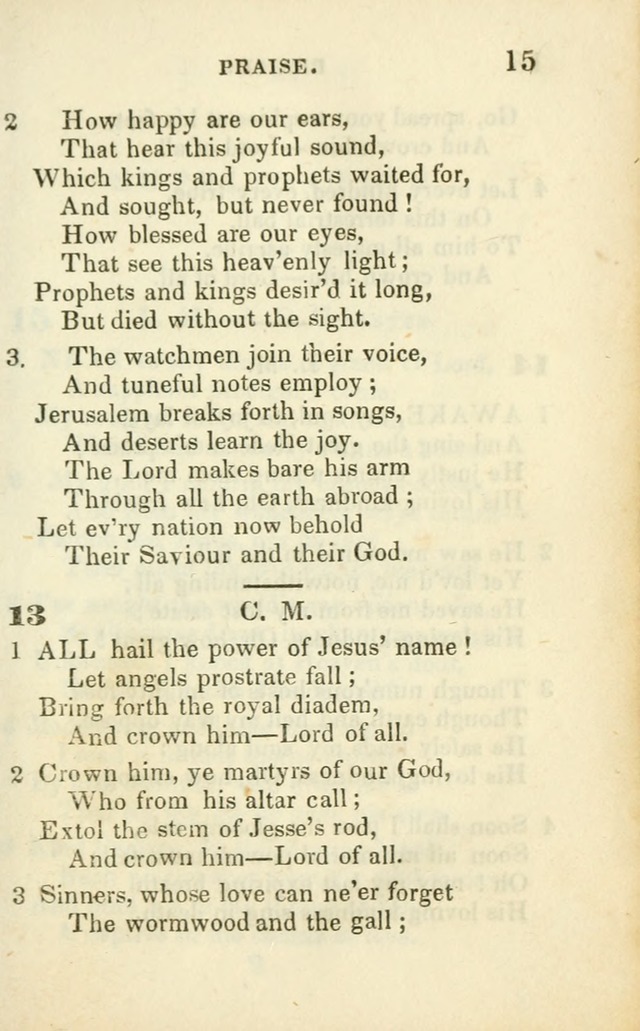 Hymns for Social Meetings page 15