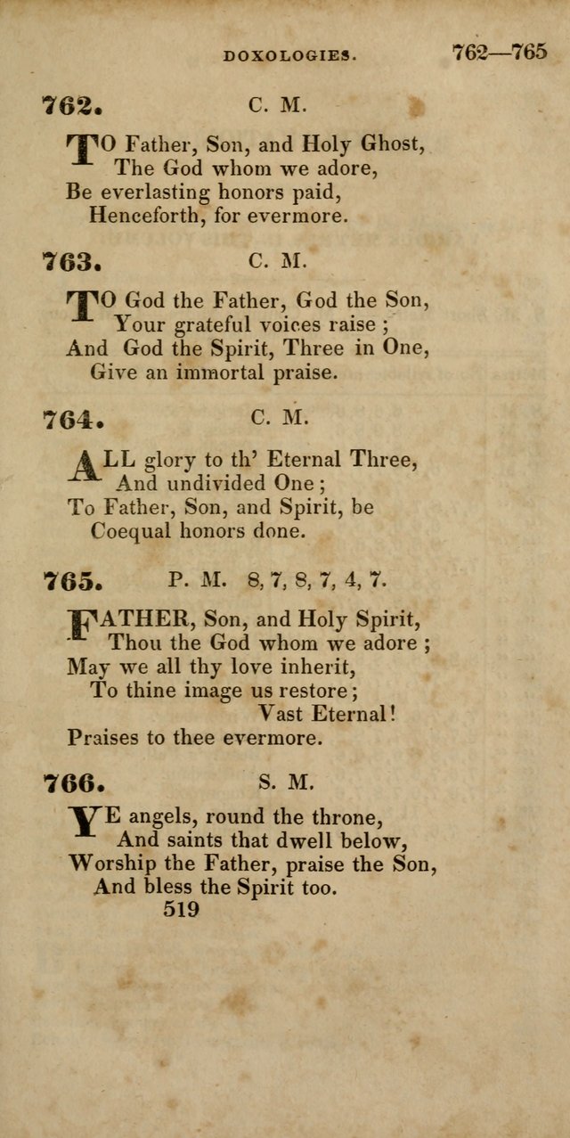 Hymns, Selected and Original, for Public and Private Worship page 523