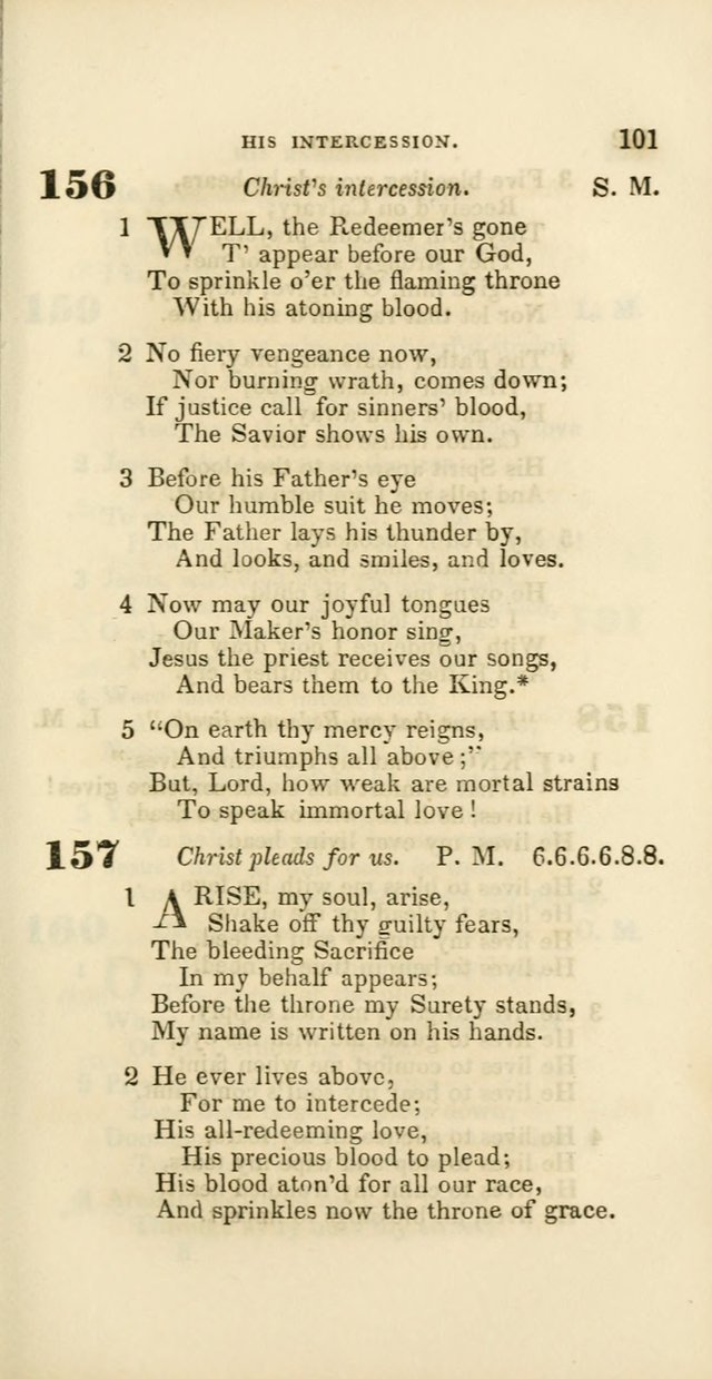 Hymns: selected and original, for public and private worship (60th ed., 1st rev. ed.) page 101