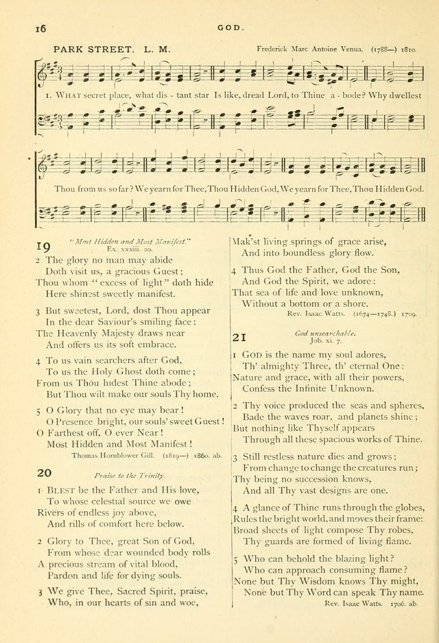 Hymns and Songs of Praise for Public and Social Worship page 16