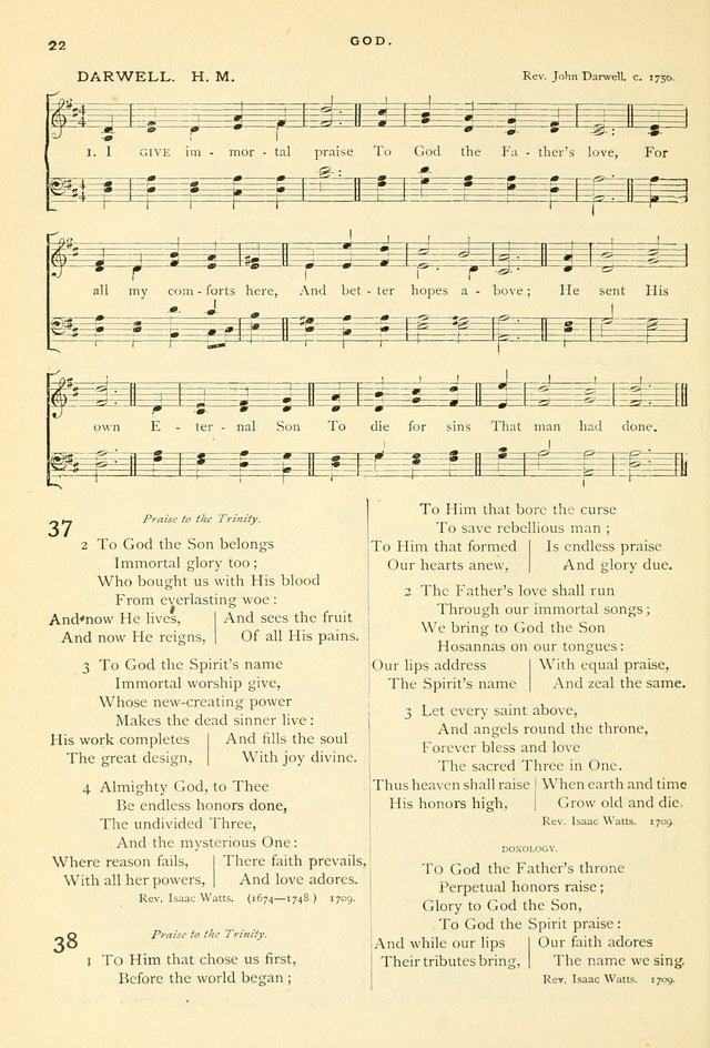 Hymns and Songs of Praise for Public and Social Worship page 22