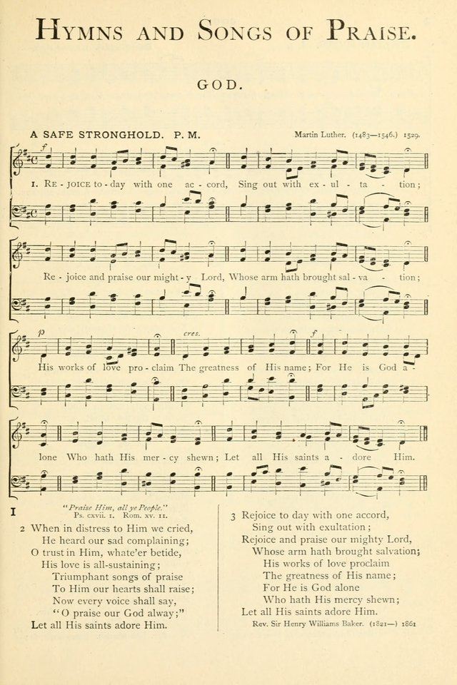 Hymns and Songs of Praise for Public and Social Worship page 7