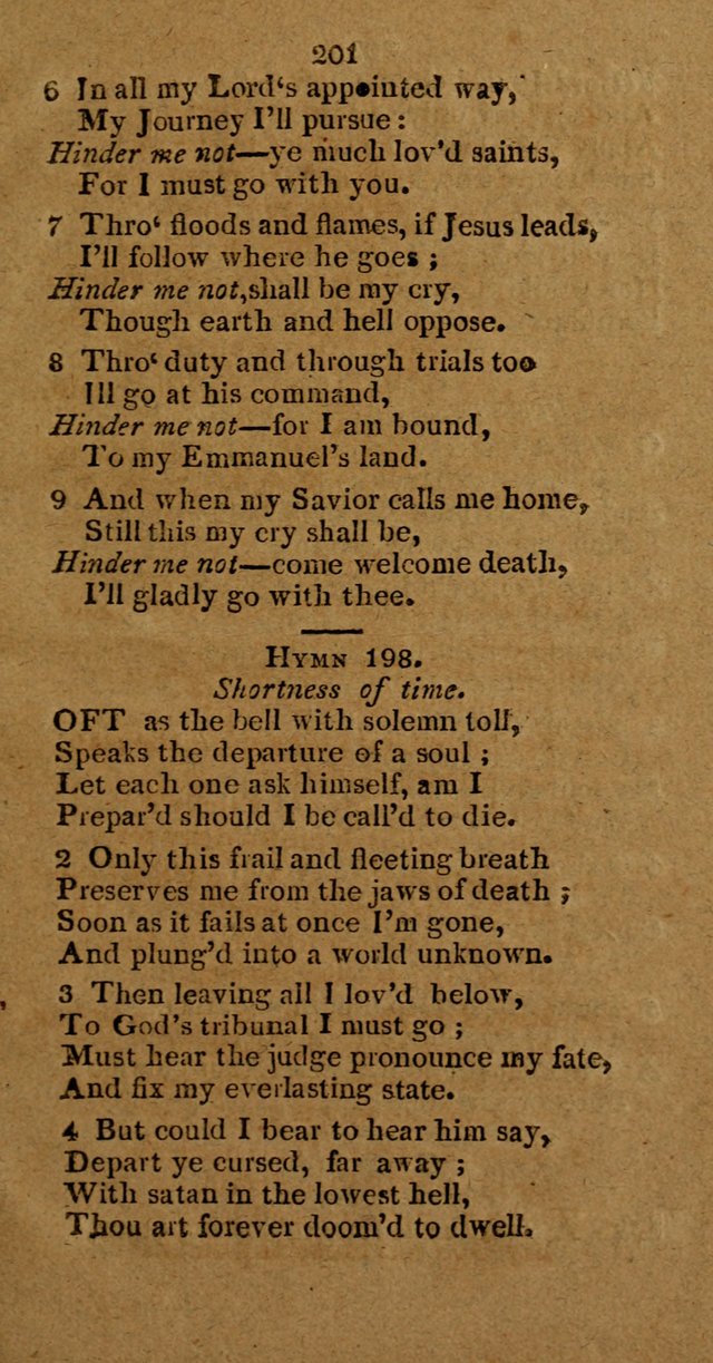 Hymns and Spiritual Songs (New ed.) page 201