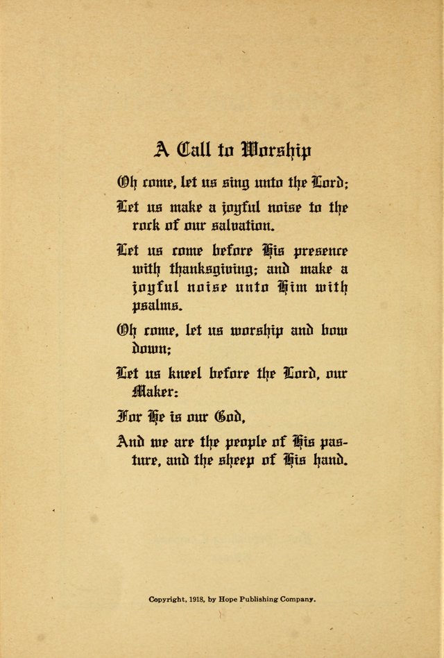 Hymns and Sacred Songs page 1