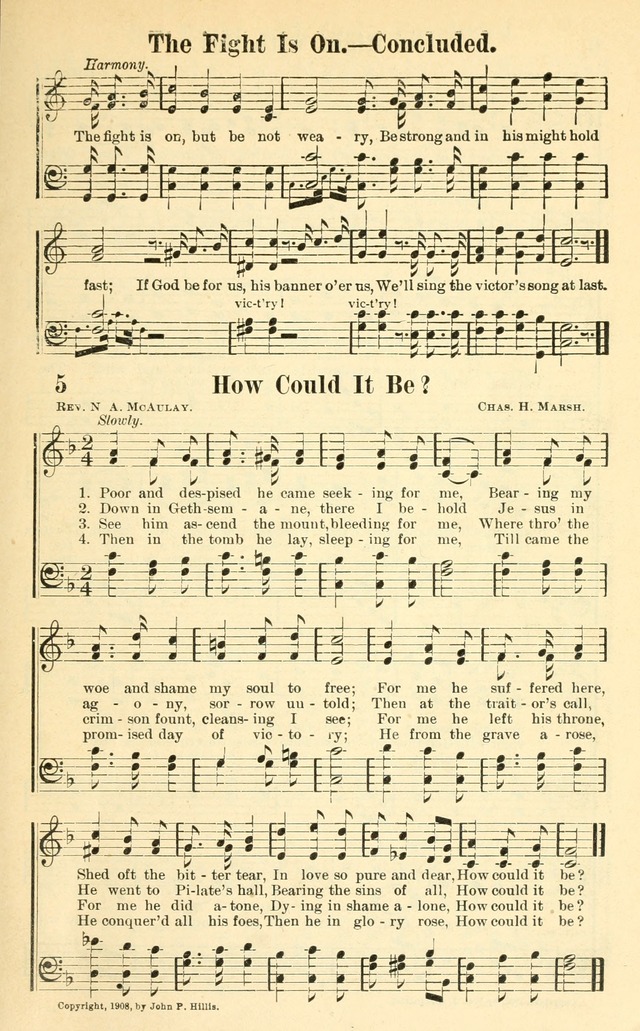 Hymns and Spiritual Songs Number Two: compiled especially for the evangelistic service, Sunday school and young people