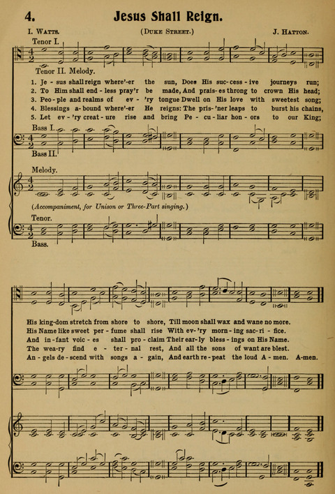 Hymnal for Soldiers and Sailors: for the public and private use of the Soldiers and Sailors page 4