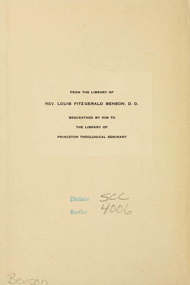 Hymns and Songs for the Sunday School page ii