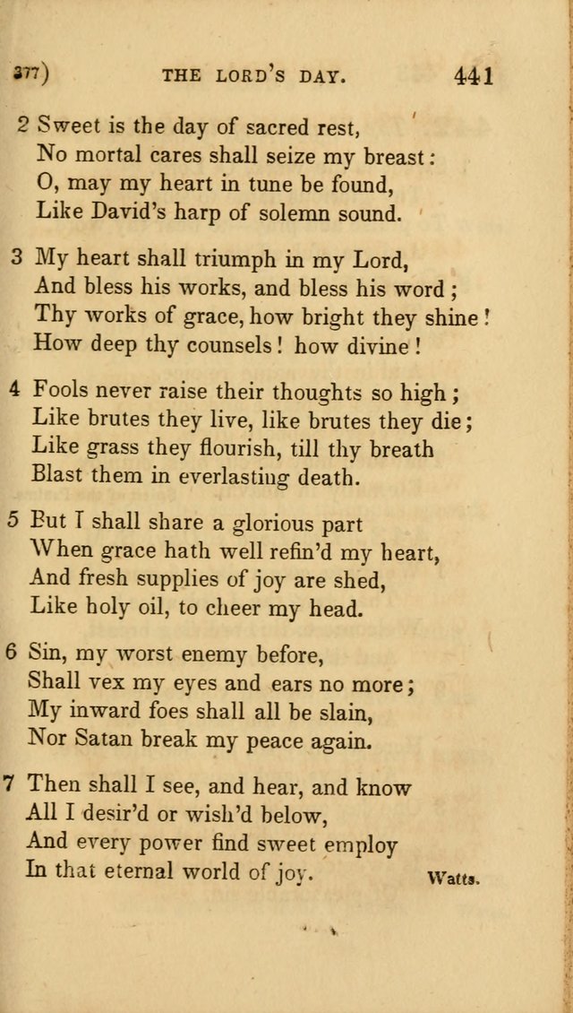 Hymns for Social Worship: selected from Watts, Doddridge, Newton, Cowper, Steele and others page 377