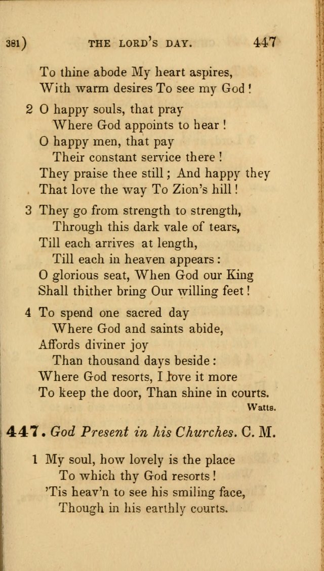 Hymns for Social Worship: selected from Watts, Doddridge, Newton, Cowper, Steele and others page 381