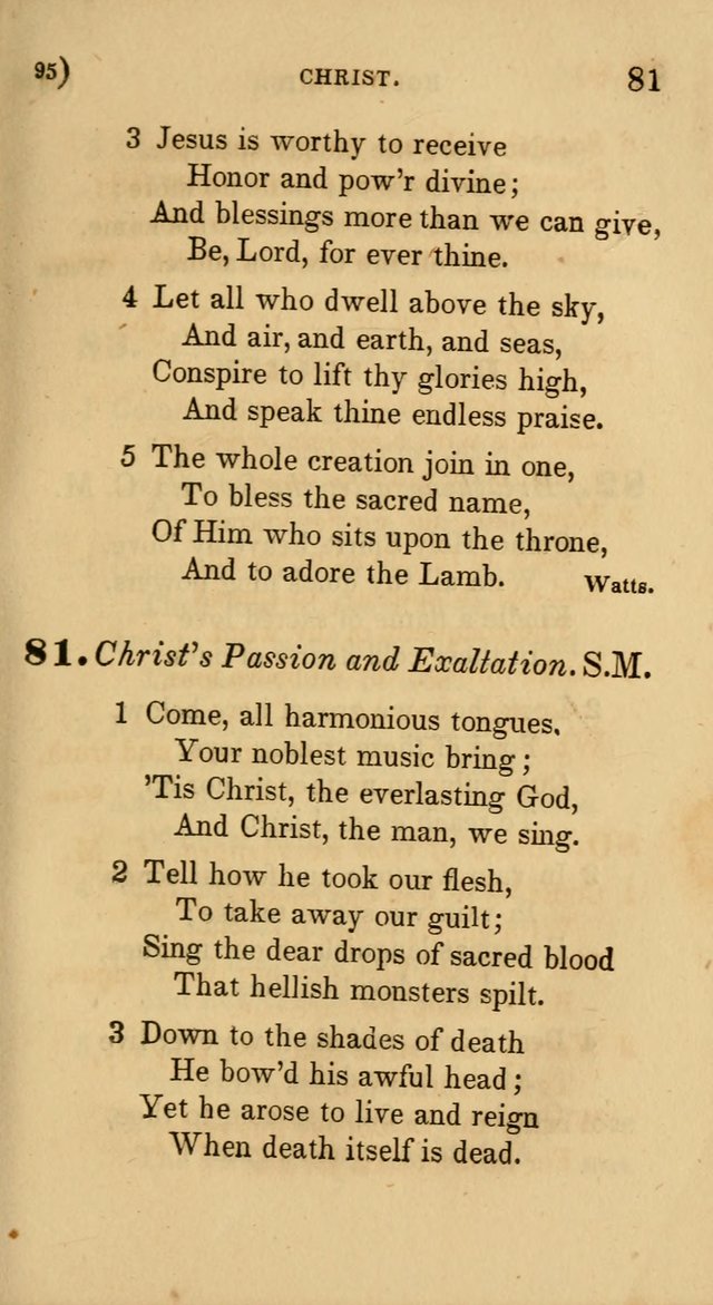 Hymns for Social Worship: selected from Watts, Doddridge, Newton, Cowper, Steele and others page 95
