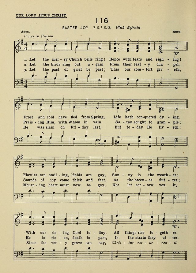 Hymns and Tunes for Schools page 116