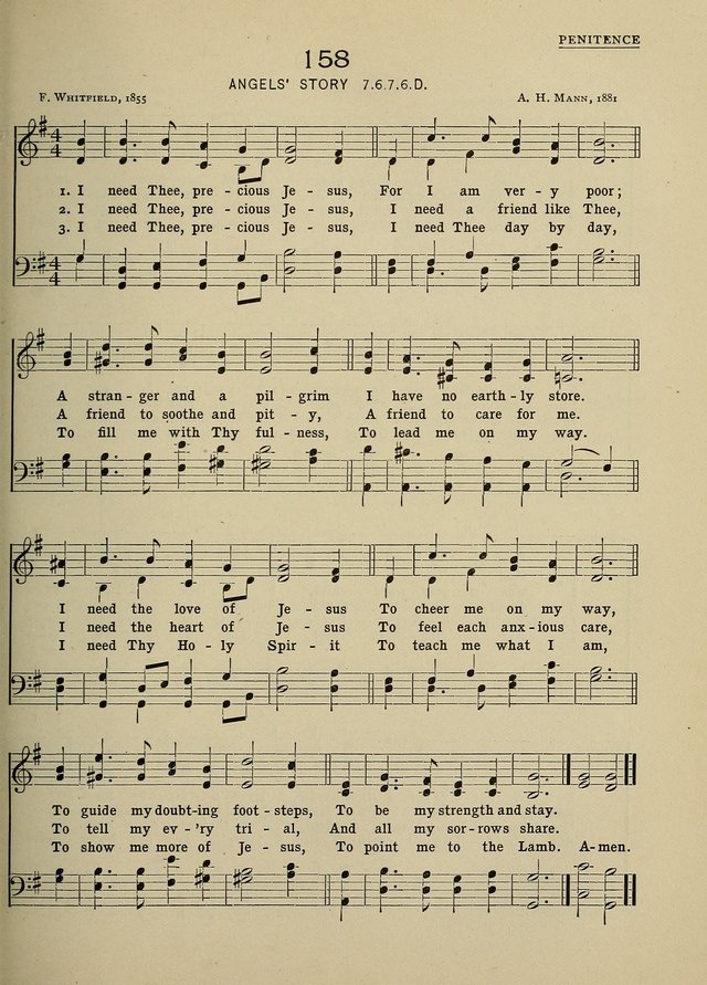 Hymns and Tunes for Schools page 157